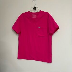 Figs Pink Scrub Top ~‎ Size Small 
Medical Staff ~ Healthcare